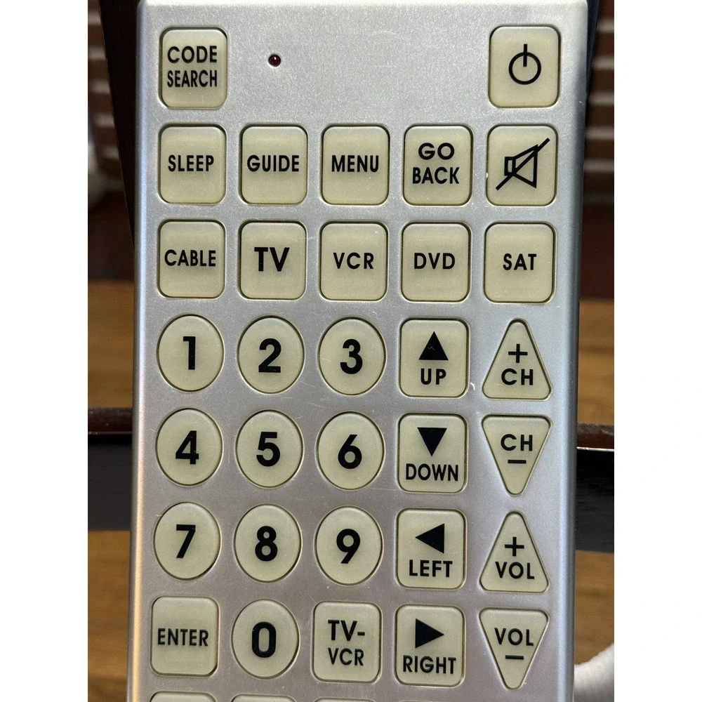 Giant Jumbo Universal Remote TV VCR DVD Satellite Cable Control